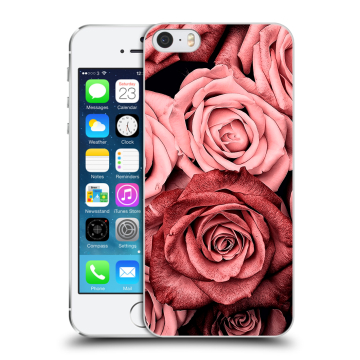 Пластиковый чехол на Iphone 5s с принтом Цветы розы Пластиковый чехол на Iphone 5s с принтом Цветы розы