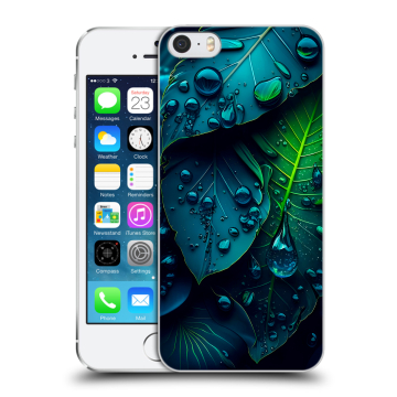 Пластиковый чехол на Iphone 5s с принтом Листья Пластиковый чехол на Iphone 5s с принтом Листья