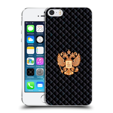 Пластиковый чехол на Iphone 5s с принтом Герб России принт