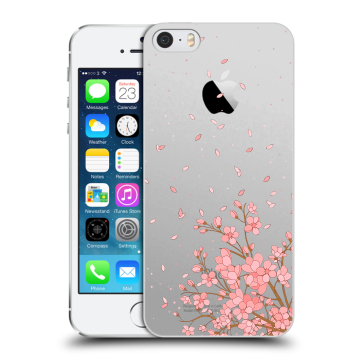 Пластиковый чехол на Iphone 5s с принтом Ветка сакуры