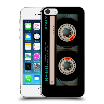 Пластиковый чехол на Iphone 5s с принтом Кассета
