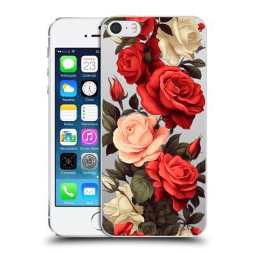 Пластиковый чехол на Iphone 5s с принтом Розы