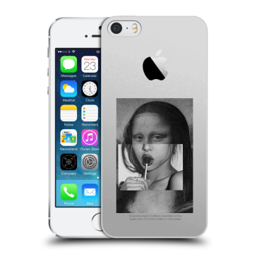 Пластиковый чехол на Iphone 5s с принтом Мона Лиза