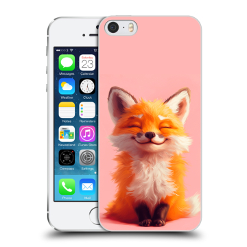 Пластиковый чехол на Iphone 5s с принтом милая лиса