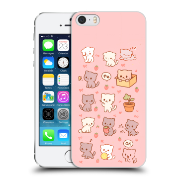 Пластиковый чехол на Iphone 5s с принтом Hello Kitty Хелоу Кити