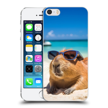 Пластиковый чехол на Iphone 5s с принтом Капибара