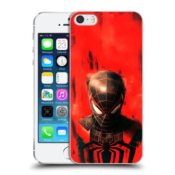 Пластиковый чехол на Iphone 5s с принтом человек паук spiderman