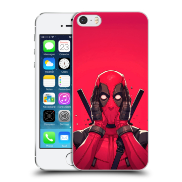 Пластиковый чехол на Iphone 5s с принтом Дедпул Deadpool