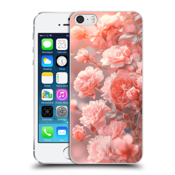 Пластиковый чехол на Iphone 5s с принтом Розы цветы