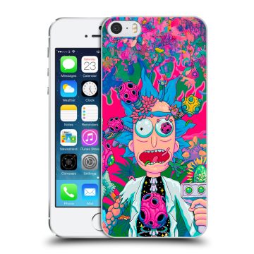 Пластиковый чехол на Iphone 5s с принтом Рик и Морти Rick Morty