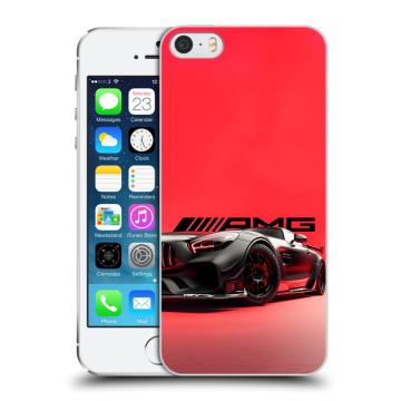 Пластиковый чехол на Iphone 5s с принтом Мерседес Mercedes AMG Пластиковый чехол на Iphone 5s с принтом Мерседес Mercedes AMG