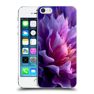 Пластиковый чехол на Iphone 5s с принтом женский цветы