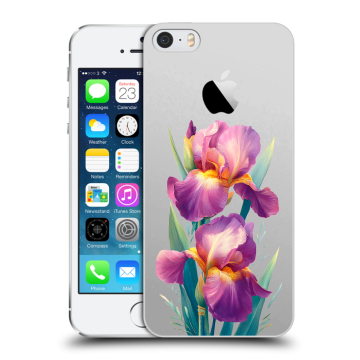 Пластиковый чехол на Iphone 5s с принтом Цветы орхидеи Пластиковый чехол на Iphone 5s с принтом Цветы орхидеи