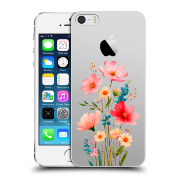 Пластиковый чехол на Iphone 5s с принтом Цветы Пластиковый чехол на Iphone 5s с принтом Цветы