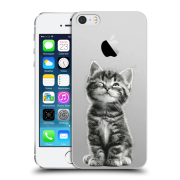 Пластиковый чехол на Iphone 5s с принтом Котенок