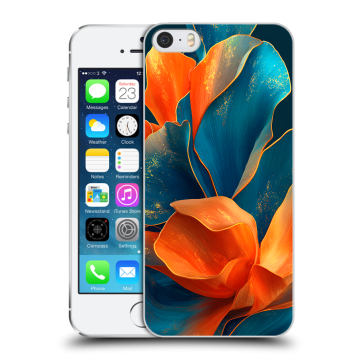 Пластиковый чехол на Iphone 5s с принтом Цветы Пластиковый чехол на Iphone 5s с принтом Цветы