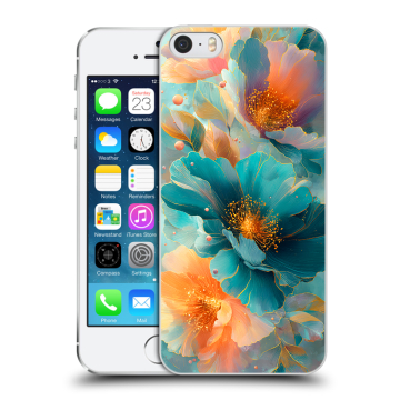 Пластиковый чехол на Iphone 5s с принтом Цветы Пластиковый чехол на Iphone 5s с принтом Цветы