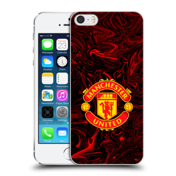 Пластиковый чехол на Iphone 5s с принтом Manchester United Пластиковый чехол на Iphone 5s с принтом Manchester United