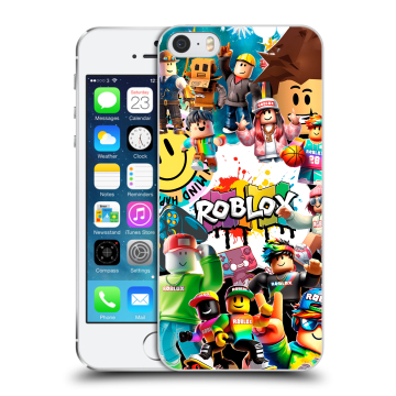 Пластиковый чехол на Iphone 5s с принтом Roblox Роблокс Пластиковый чехол на Iphone 5s с принтом Roblox Роблокс