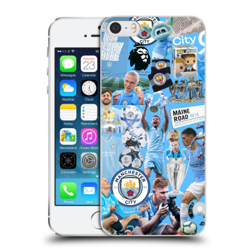 Пластиковый чехол на Iphone 5s с принтом Man City Манчестер Сити Пластиковый чехол на Iphone 5s с принтом Man City Манчестер Сити