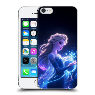 Пластиковый чехол на Iphone 5s с принтом Холодное сердце Frozen