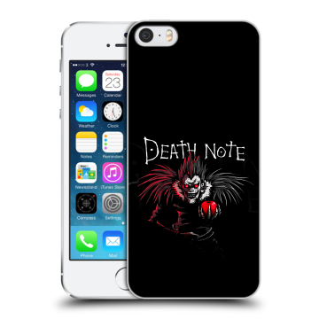 Пластиковый чехол на Iphone 5s с принтом Death note Тетрадь смерти