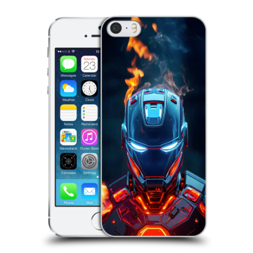 Пластиковый чехол на Iphone 5s с принтом IronMan Железный человек