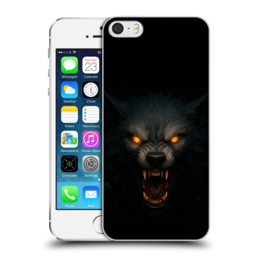 Пластиковый чехол на Iphone 5s с принтом Волк Пластиковый чехол на Iphone 5s с принтом Волк