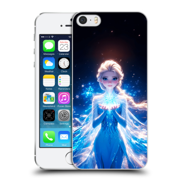 Пластиковый чехол на Iphone 5s с принтом Холодное сердце Frozen