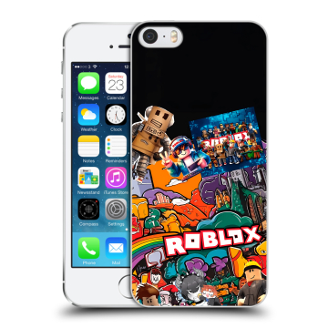 Пластиковый чехол на Iphone 5s с принтом Roblox Роблокс