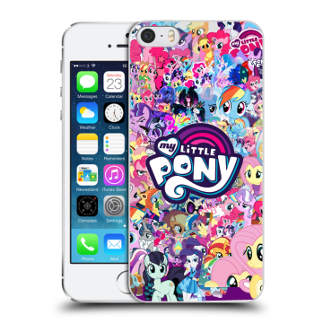 Пластиковый чехол на Iphone 5s с принтом My little pony Дружба чудо
