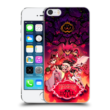 Пластиковый чехол на Iphone 5s с принтом Hazbin Hotel Отель Хазбин