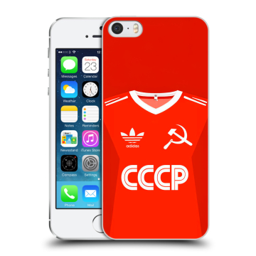 Пластиковый чехол на Iphone 5s с принтом Флаг Герб СССР Пластиковый чехол на Iphone 5s с принтом Флаг Герб СССР
