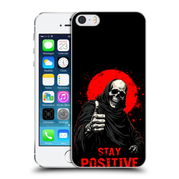 Пластиковый чехол на Iphone 5s с принтом смешной скелет Пластиковый чехол на Iphone 5s с принтом смешной скелет