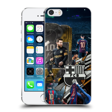 Пластиковый чехол на Iphone 5s с принтом Messi Barcelona