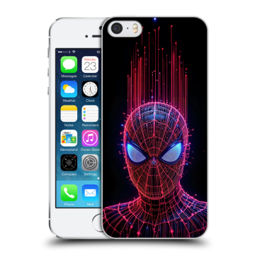 Пластиковый чехол на Iphone 5s с принтом Spiderman Человек паук
