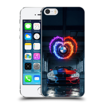 Пластиковый чехол на Iphone 5s с принтом BMW БМВ