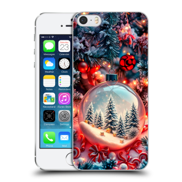 Пластиковый чехол на Iphone 5s с принтом Новый год Пластиковый чехол на Iphone 5s с принтом Новый год