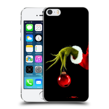 Пластиковый чехол на Iphone 5s с принтом Новый год Гринч Пластиковый чехол на Iphone 5s с принтом Новый год Гринч