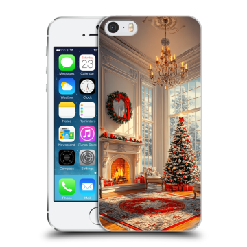 Пластиковый чехол на Iphone 5s с принтом Новый год Пластиковый чехол на Iphone 5s с принтом Новый год