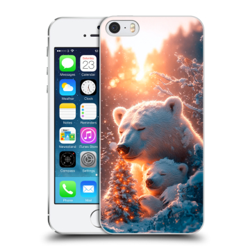 Пластиковый чехол на Iphone 5s с принтом Новый год Пластиковый чехол на Iphone 5s с принтом Новый год