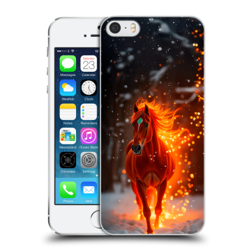 Пластиковый чехол на Iphone 5s с принтом Новый год Пластиковый чехол на Iphone 5s с принтом Новый год