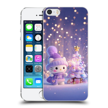 Пластиковый чехол на Iphone 5s с принтом Новый год Пластиковый чехол на Iphone 5s с принтом Новый год