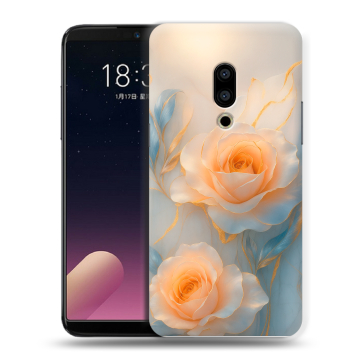 Силиконовый чехол на Meizu 15 с принтом Женский