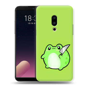 Силиконовый чехол на Meizu 15 с принтом Лягушенок