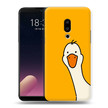 Силиконовый чехол на Meizu 15 с принтом Утка