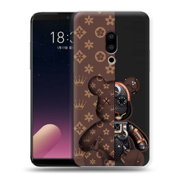 Силиконовый чехол на Meizu 15 с принтом Луи робот