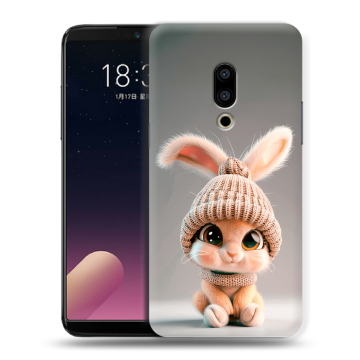 Силиконовый чехол на Meizu 15 с принтом Кролик