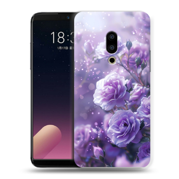 Силиконовый чехол на Meizu 15 с принтом Розы цветы