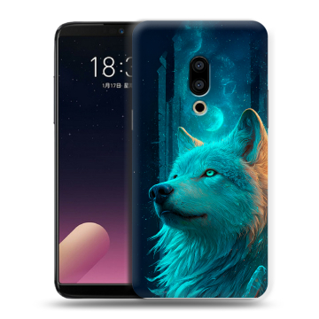 Силиконовый чехол на Meizu 15 с принтом бабочки саккура